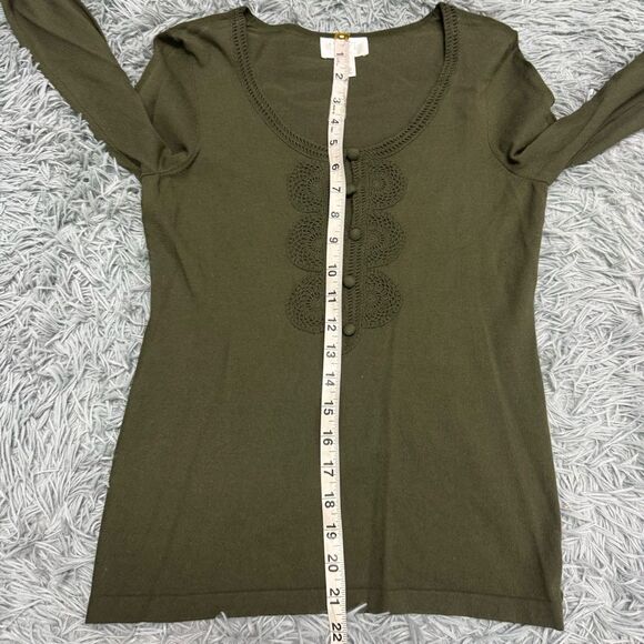 Ann Taylor LOFT Petites Green Sweater Size Small - Picture 4 of 6